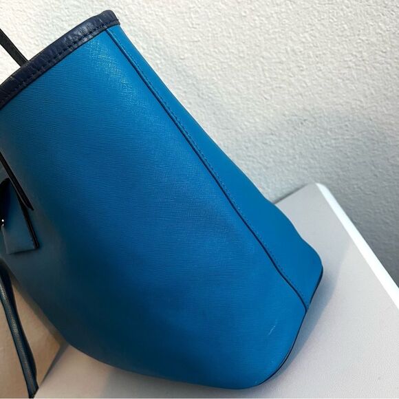 MARC JACOBS Royal Blue XL Metroplitote 48 Laptop Work Tote + Pouch - Picture 2 of 10